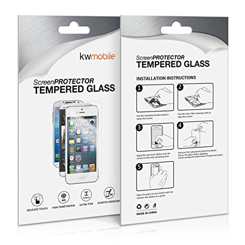 kwmobile Pellicola protettiva vetro temperato per Huawei Ascend G7 - Proteggi schermo trasparente in vetro Protezione Ultra resistente
