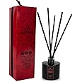 Magma London - Luxury Reed Essential Oil Scented Diffuser - 100 ml Deluxe Box Gift Set - Black Oud