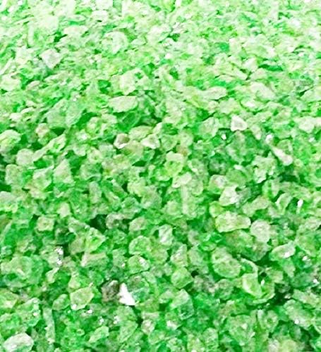 2kg Green Glass Chippings 2-4mm Home Garden Memorial Wedding Aquarium