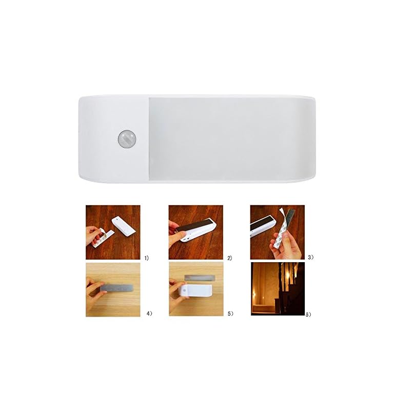 LED Unterbauleuchte Warmweiß 3000k, MIRI USB Wiederaufladbar Kabellose