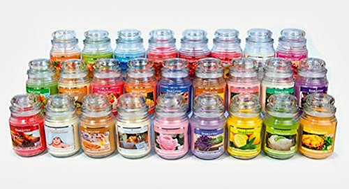 Small 3oz (85g) Glass Jar Scented Natural Soy Blend Candles (CHOOSE ANY 3) 1 FREE Some Scents Fragrant Sachet BY MAKBROS