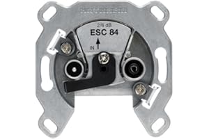 Kathrein ESC 84 2-Fach Breitband-Einzelanschlussdose schwarz