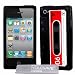 Produktbild Neues Qualität Schwarz Und Rot Retro Kassette Klebeband Stil Silikon Schutzhülle Für Apple Iphone 4 4G Von Yousave