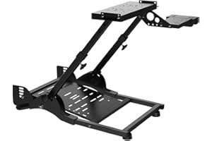 PXN A10 Gaming Steering Wheel Stand – 11Kg Foldable and Adjustable Racing Wheel Stand V99, V10 Ultra, VD4, VD6; for G29, G920, G923; for G29, G920, G923; for T300, TGT, TSPC, T500; for R3, R5