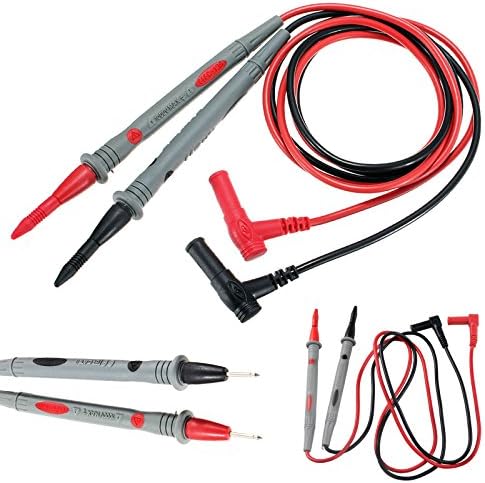 XpressBuyer Universal Digital Multi Meter Test Lead Probe Wire Pen Cable VOLTAGE Detector PEN Socket TESTER Set Electrical Testing Kit 1000V 10A