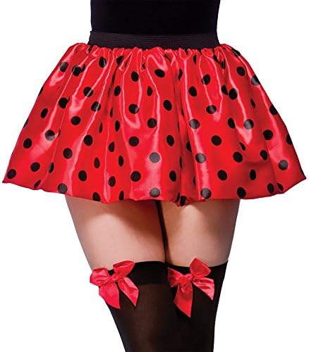 Wicked Costumes Ladies Ladybird Tutu Outfit Accessory for Fancy Dress Womens