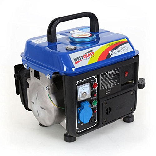 800W Benzin Stromerzeuger Generator Stromaggregat Stromgenerator Notstromaggregat WESTCRAFT WK-950W - 2