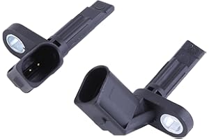 YSIMEE Lot de 2 capteurs de vitesse de roue ABS avant gauche/droite compatibles avec A4 B8 A5 8T A6 C6 C7 R8 Remplace 4E0927803D 4E0927804D