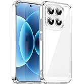 Ehr. Xiaomi 17 ile Uyumlu Kılıf, 2mm Kalınlaştırılmış Şeffaf Silikon, Darbe Emici Kamera Korumalı Esnek Arka Kapak