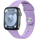 Huawei Watch Fit 3 / Fit 4 / Fit 4 Pro ile Uyumlu Silikon Kordon Kayış Esnek Yumuşak Ayarlanabilir (Lila)