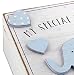 Baby Boy wooden Memories Keepsake Box Vintage Style