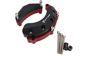 LongGreat Coque de Protection pour Moteur pour Yamaha MT-09/MT-09 Tracer/FZ-09/FJ-09/XSR 900/Tracer 900 2014-2020 (Rouge, 1 pcs)
