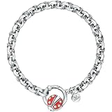 Morellato Bracciale Drops SCZ682 In Acciaio E Cristalli Bianchi – Lunghezza 17+3 Cm – Da Personalizzare Con Charms - 2