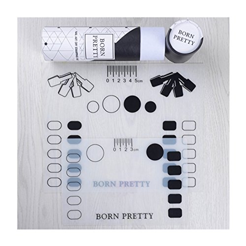 Born Pretty 2Pcs/set BORN PRETTY Silicone Stamping Mat Foldable Washable Pad with Box Manicure Nail Art Tools