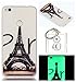 Produktbild Hülle Leuchtende Huawei P8 Lite (2017) Silikon Etui Handy Hülle Weiche Transparente Luminous TPU Back Case Tasche Schale Leuchten In Der Nacht Für Huawei P8 Lite (2017) + Schlüsselanhänger (P) (5)