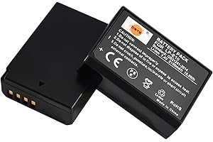 DSTE ELECTRON DSTE 2pcs LP-E10 Batería (2100 maAh/7,4 V) compatible con Canon 1100D 1200D Rebel T3 Kiss X50