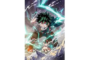 BETTER SELECTION Kit De Pintura De Diamante 5D por Número, My Hero Academia Midori Valley Iku Full Drill Diamond Gem Art Kits para Adultos Crystal Rhinestone Bordado Pintura para Principiantes 30X45 cm