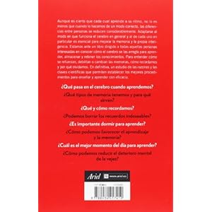 Aprender, recordar y olvidar : claves cerebrales de la memoria y la educación (Ariel)