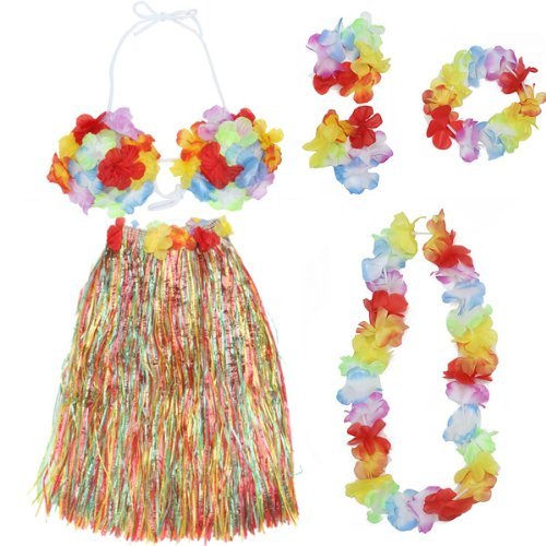 TOOGOOR-Colorful-Hawaiian-Tropical-Theme-Party-Hula-Luau-Grass-Dancer-Skirt-and-Bra-Set