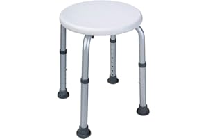 AUTONOMIE ET BIEN ETRE duschhocker, Aluminium, weiß, 36 à 54 cm