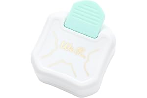 We R Memory Keepers Decorativo PUNZONE AD Angolo 3 Vie, 16x10x4cm, Metallo Plastica, White & Blue