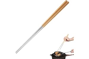 Wudaizhi Chopsticks De Cocción De Acero Inoxidable, Cocina Extra De Cocina, Fideos, Palillos Picantes De Palillo Caliente Palillos Reutilizables