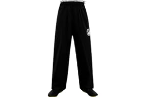G-LIKE Kampfsport Taiji Training Hose - Chinesische Kampfkunst Chenjiagou Tai Chi Kung Fu Qigong Shaolin Weite Beine Knickerbocker Graziöse Uniform für Damen Herren
