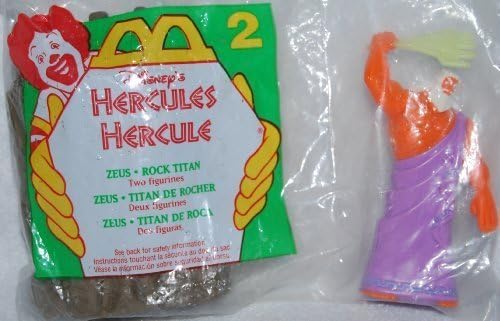 McDonalds Happy Meal 1996 Disney Hercules Zeus Rock Titan #2 by McDonalds