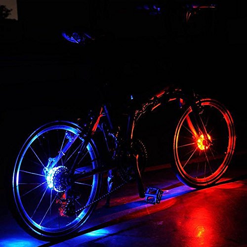 nuoyo Licht, 8 LED, die Sicherheit, wenn Drive nachts, schützen und Dekorieren Räder, Blu-ray - 8