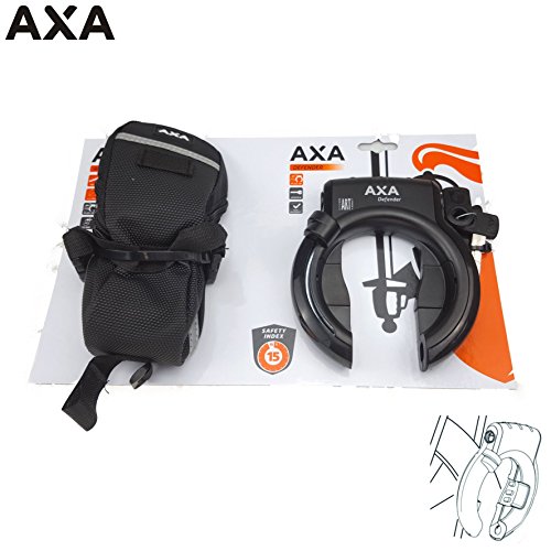 01200160K Axa Defender Rahmenschloss mit Kette RLC 100 Ø 5, 5 mm + Tasche