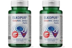 Scen Elkopur GlutaNAC Detox - Integr. di L-Glutatione ridotto, N-Acetilcisteina (NAC), Vitamina E, Selenio, Caps. gastroresistenti, made Italy (2)