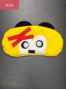 JUZZII Velvet Super Soft Blind Sleeping Cartoon Character Eye mask shade for Men Women Girls Boys Kids -Model.No.19