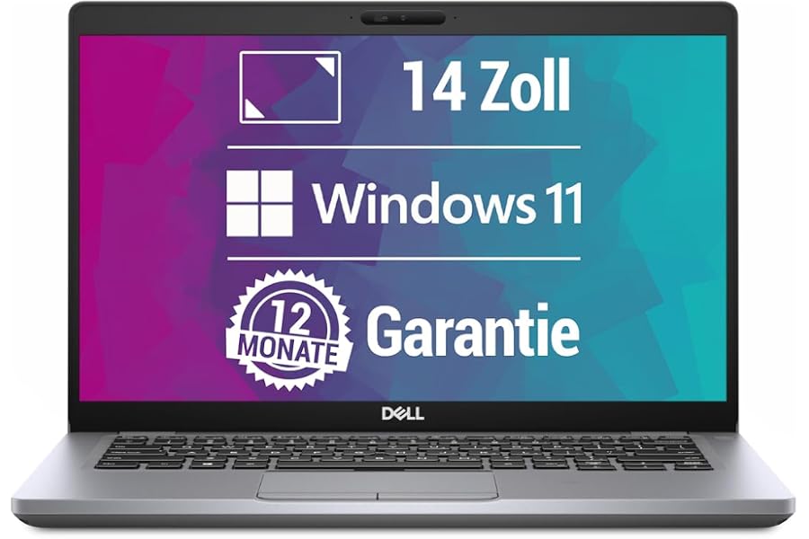 Dell Latitude 5410 14 Zoll Full HD Laptop Intel Core i5-10310U@ bis zu 4,4 GHz 16 GB 512 GB SSD mit