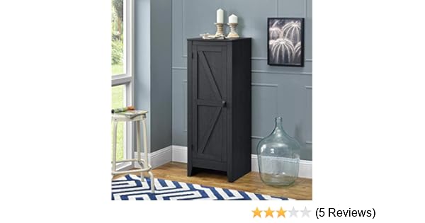 System Build 7925886com Storage Cabinet Black Oak Amazon Co Uk Diy Tools
