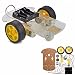 Produktbild Mohoo Motor Roboter Spielzeug Intelligente Roboter Auto Chassis Kit Geschwindigkeit Encoder Batteriebox Motor für Arduino