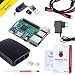 Produktbild Raspberry Pi 3 Model B Set mit 32 GB SD Karte, HDMI,Netzteil und Gehäuse,Kühlkörper