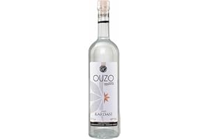 ‎KARDASI Ouzo Tirnavou Kardasi 0,7l 40% Vol. | Der einzige Ouzo ohne Zuckersirup | Mild im Geschmack, würzig im Abgang