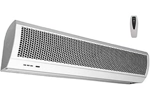 FERRARI SRL Barriera d'aria fredda Ferrari VIVAIR con telecomando incluso, Bianco, 200 x 215 x 1500 mm