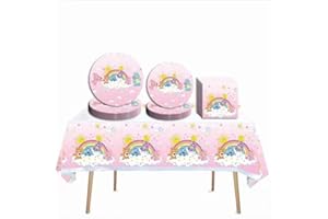 MZHICH 41 pcs care cute bear Themed Party Supplies, 20 Plates, 20 Napkins and 1 Tablecloth,care cute bear Birthday Party Decorations for Boys and Girls