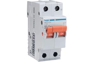 HAGER (AUT.+REST) - Hager serie mn - Interruptor automático mn bipolar 16a curva-c