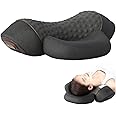 Core-Hero 3-in-1 Neck Massage Pillow, Neck and Shoulder Massager with Heat 3 Modes, Adjustable Memory Foam Pillows, Ergonomic Pillow, Memory Foam Pillows for Neck Stretcher Massage Relaxer (Black)