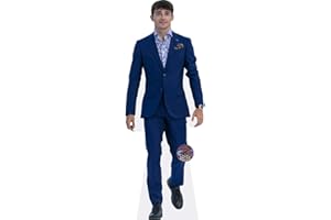 CELEBRITY CUTOUTS Charles Leclerc (Blue Suit) a grandezza naturale