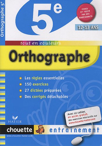 Download Orthographe 5e