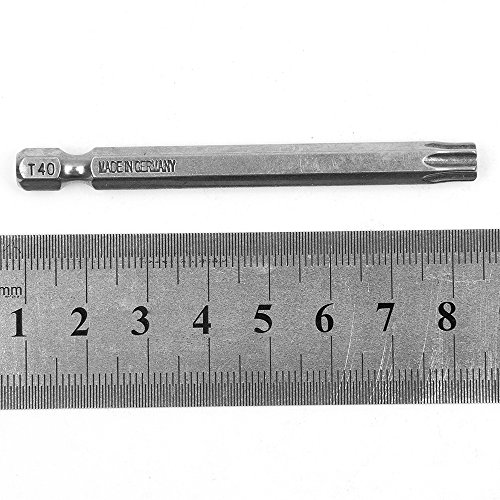 Fortag 11 teilig 75mm 1/4 Zoll Hex Shank S2 Stahl Schraubendreher Set Bits Torx Kopf Bohrer Magnetic Handwerkzeuge Schraubenzieher Kit - 7