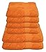 Produktbild Julie Julsen Handtuch Set 2x Duschtuch 4x Handtuch Orange / in 23 Farben erhältlich weich und saugstark