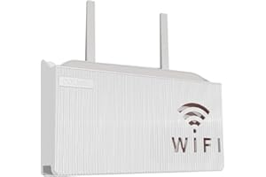 MNBVH Router Aufbewahrungsbox Wand WLAN Regal Wandmontage Kabel Organizer Box Wandbehänge TV Kabel Verstecken Box Dekorative (Farbe: Weiß)