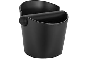 AIFUSI Espresso Knock Box, Coffee Knock Box Kosz na espresso na fusy ze zdejmowanym drążkiem i antypoślizgową podstawą Amortyzujący wstrząsy Trwały styl baristy