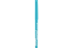 ‎ESSENCE COSMETICS essence cosmetics LONG-LASTING eye pencil, Kajal, 18 Stunden Halt, wasserfest, Nr. 17 tu-tu-tourquoise, blau, definierend, langanhaltend, vegan, wasserfest, Mikroplastik Partikel frei (0,28g)