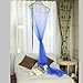 Netting Bed Canopy Round Mosquito Net (Blue) / Romance and Elegance Adder to Your Room and Skin Protector from Pesky Flying Insects