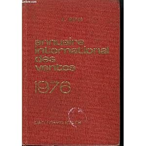 Annuaire international des ventes -peinture -sculpture -1975